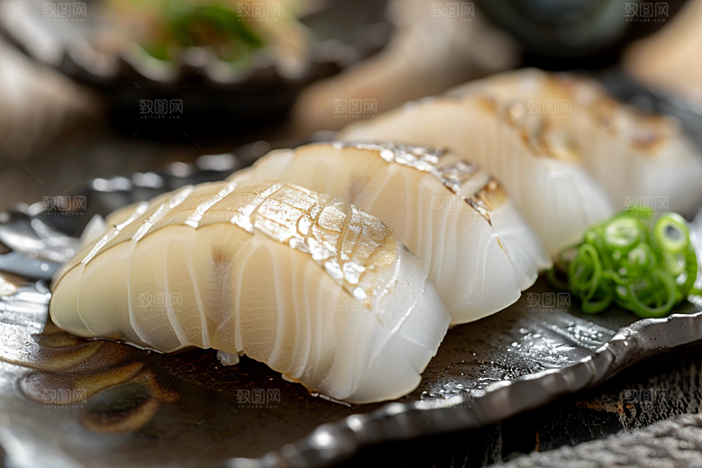 美味生鱼片海鲜日料摄影图