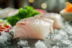 美味生鱼片高清鱼肉摄影图