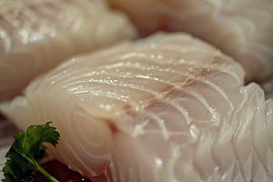 美味生鱼片鱼生鱼肉摄影图
