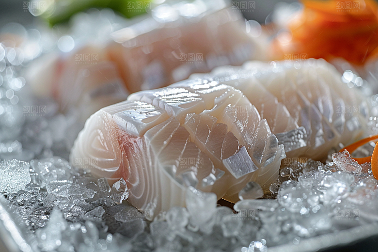 美味生鱼片鱼生日料摄影图