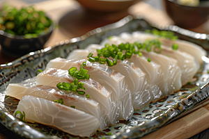 美味生鱼片鱼肉新鲜摄影图