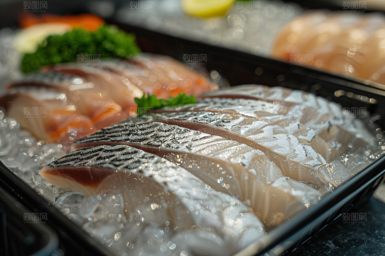 美味生鱼片食材高清摄影图