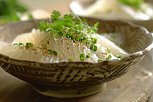 美味生鱼片食材海鲜摄影图