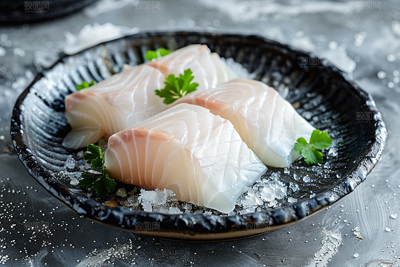 美味生鱼片美味高清摄影图
