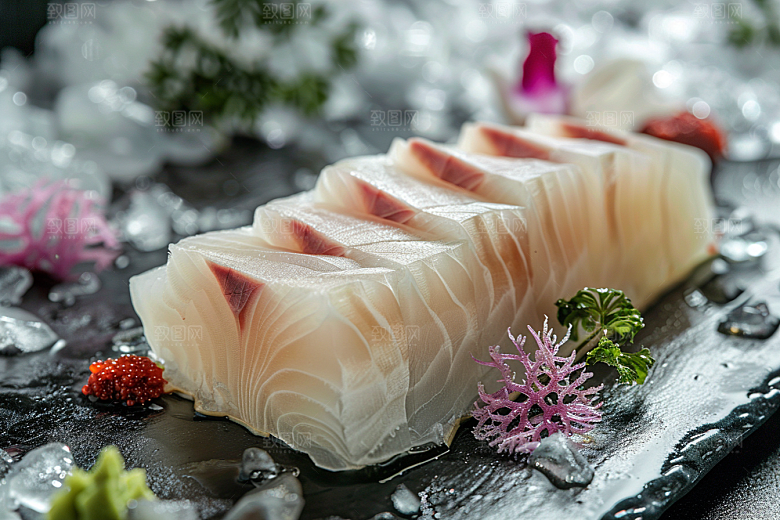 美味生鱼片美食美味摄影图