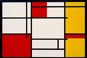蒙德里安色块矩形新造型主义素材