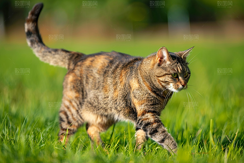 缅因猫小动物毛茸茸摄影图