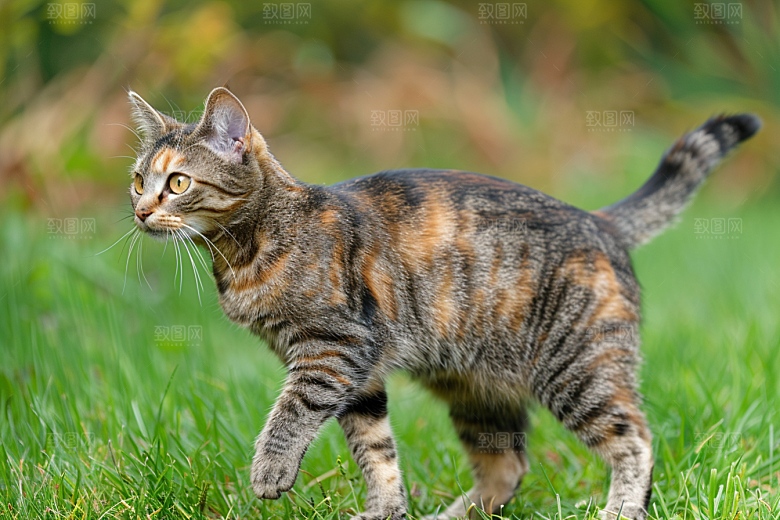 缅因猫小动物品种猫摄影图