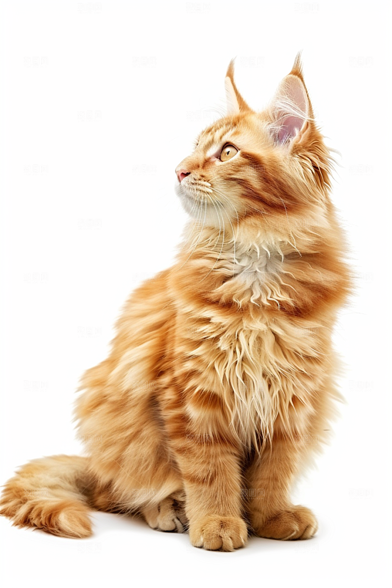 缅因猫高清品种猫摄影图
