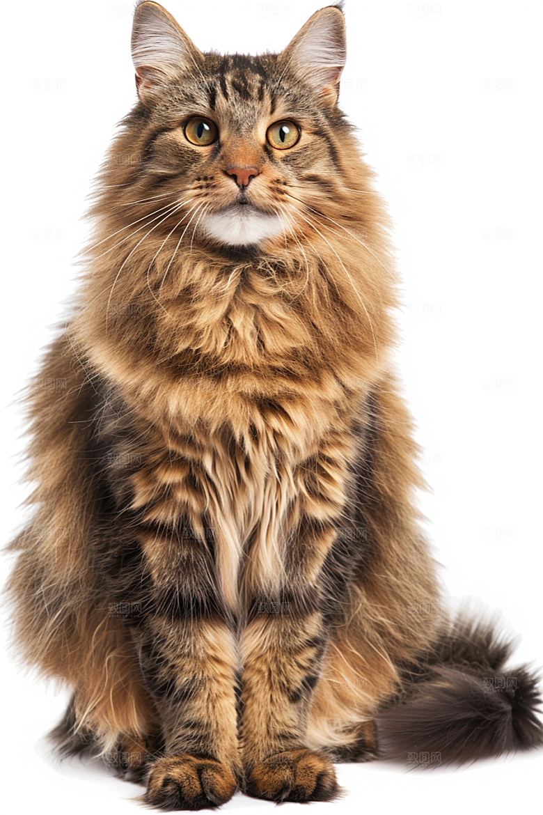 缅因猫高清可爱摄影图