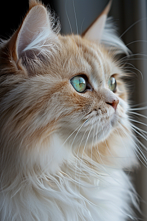 缅因猫宠物猫家居生活摄影图