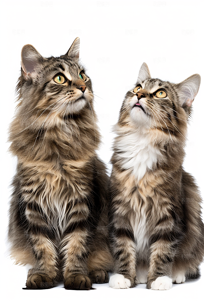 缅因猫高清小动物摄影图