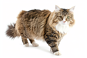 缅因猫可爱高清摄影图