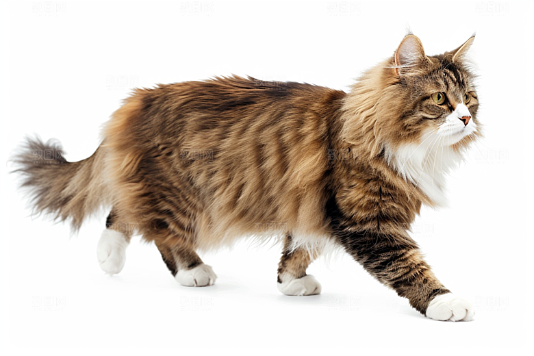 缅因猫小动物高清摄影图
