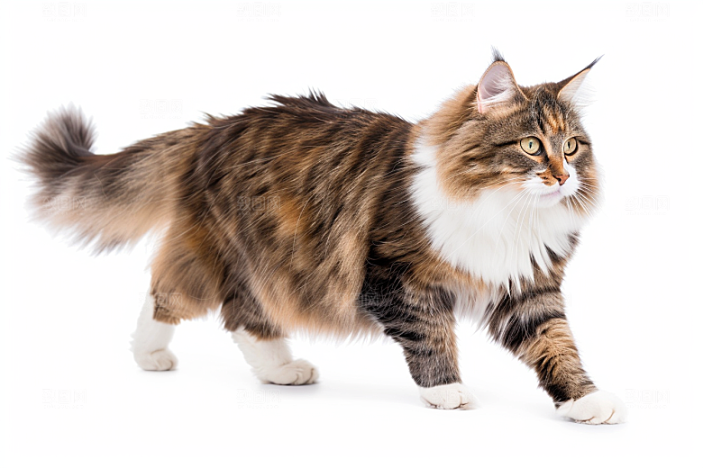缅因猫小动物高清摄影图