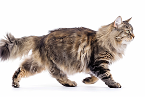 缅因猫高清可爱摄影图