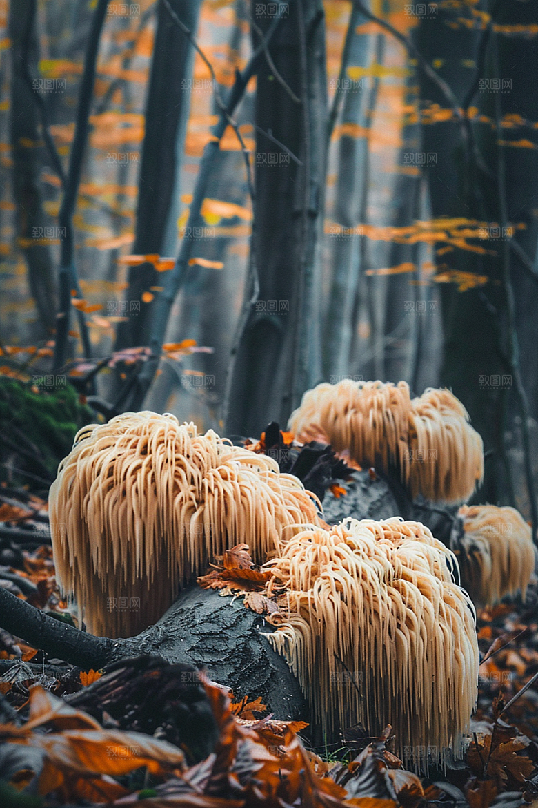 蘑菇云南山林摄影图