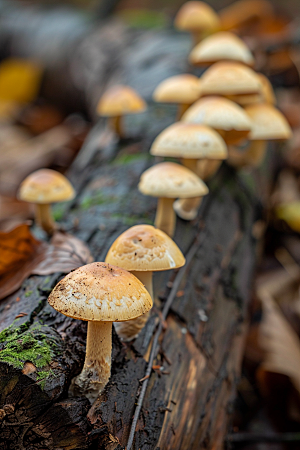 蘑菇菌子雨后摄影图