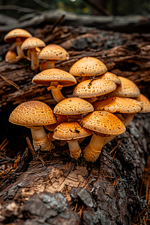 蘑菇美味清新摄影图