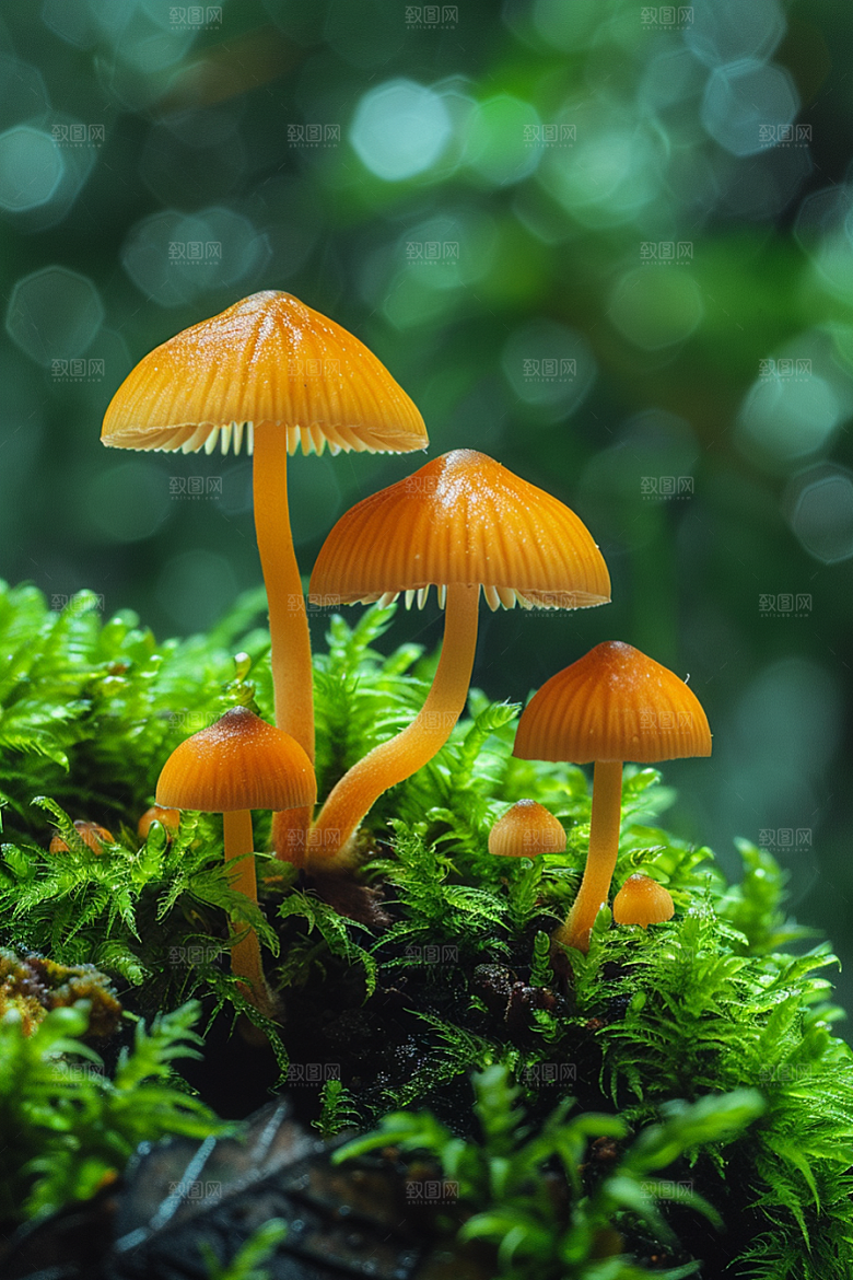 蘑菇云南食材摄影图