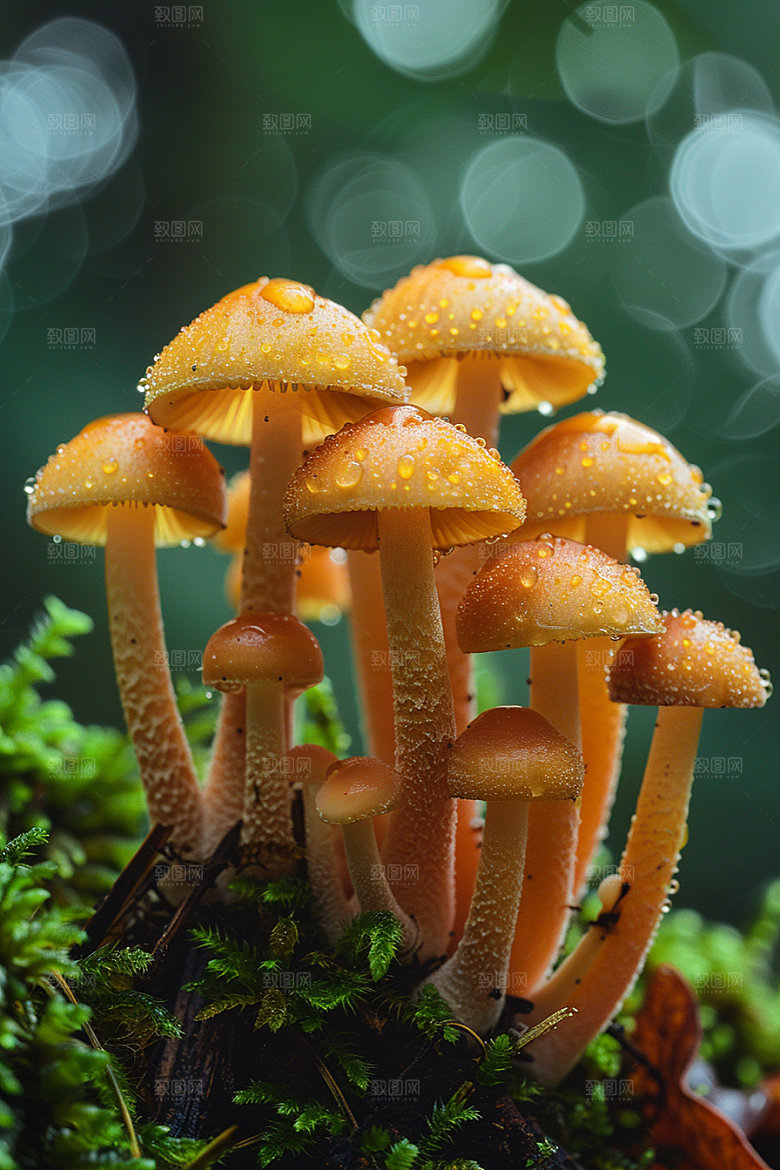 蘑菇菌子高清摄影图