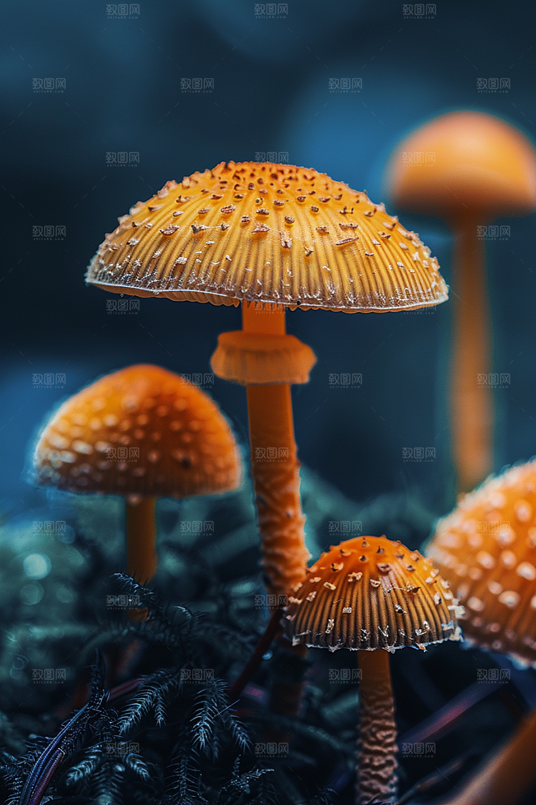 蘑菇山珍菌菇摄影图