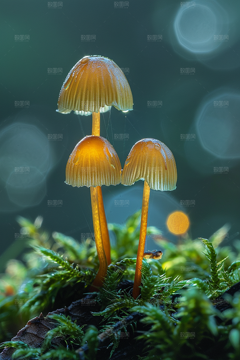 蘑菇食材自然摄影图