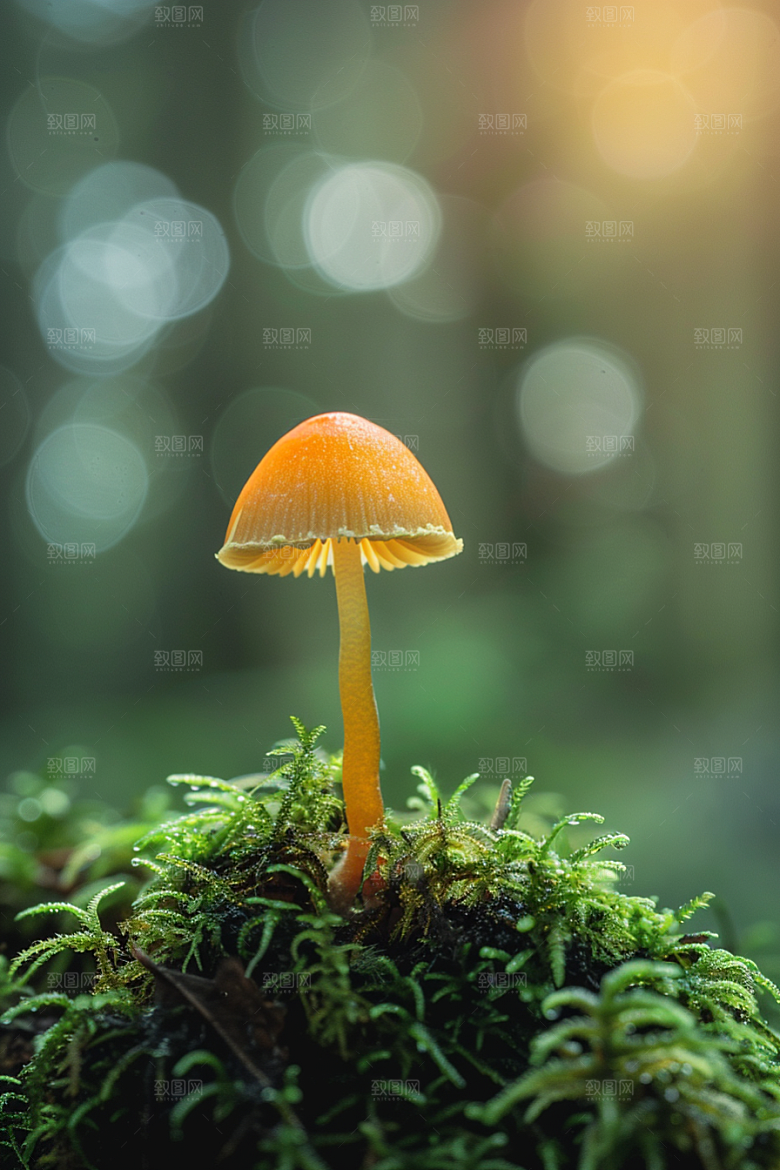 蘑菇清新菌菇摄影图
