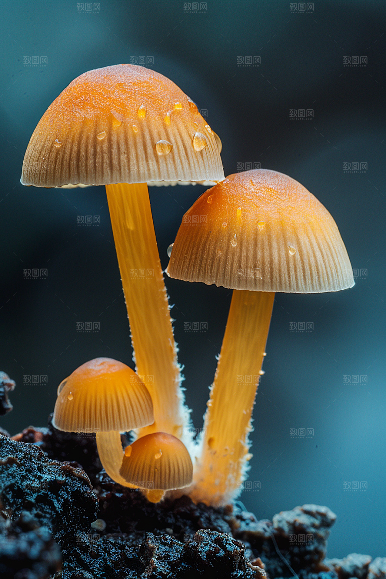 蘑菇雨后菌子摄影图