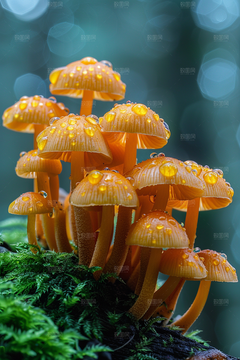 蘑菇山珍山林摄影图