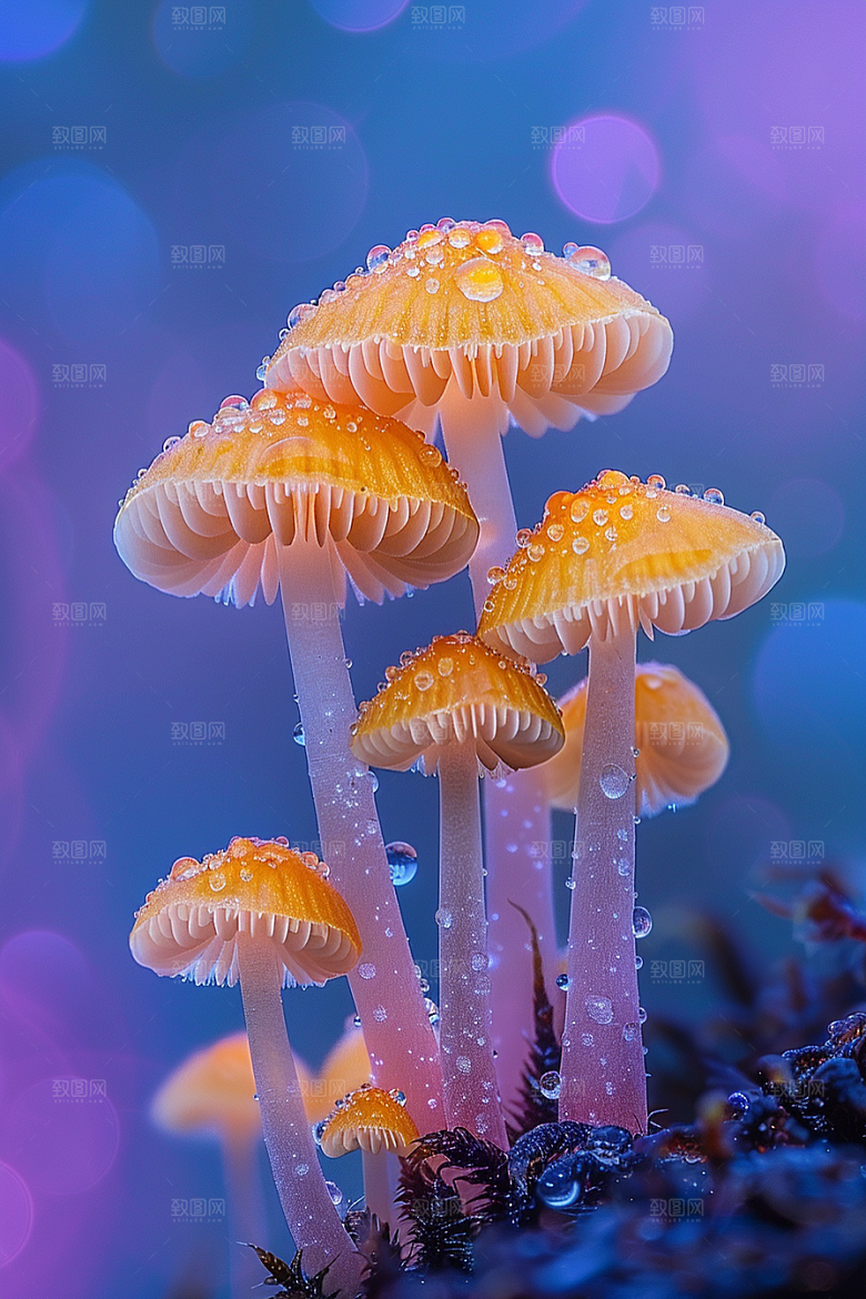 蘑菇鲜美新鲜摄影图