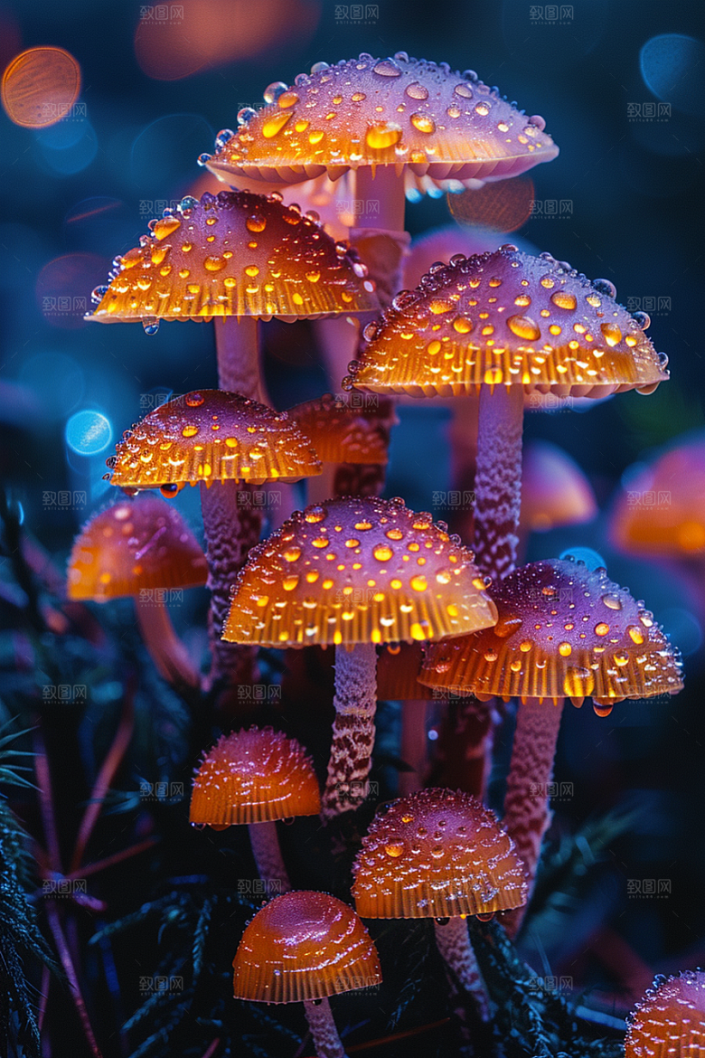 蘑菇美味菌子摄影图