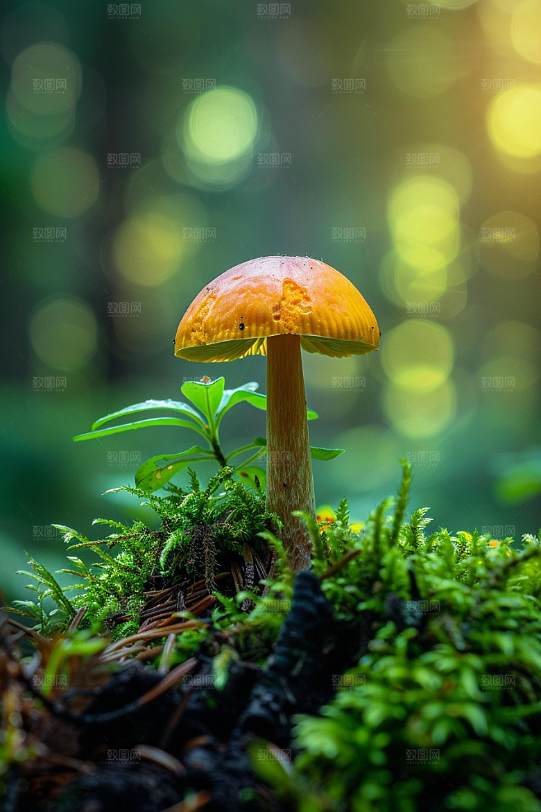 蘑菇高清鲜美摄影图