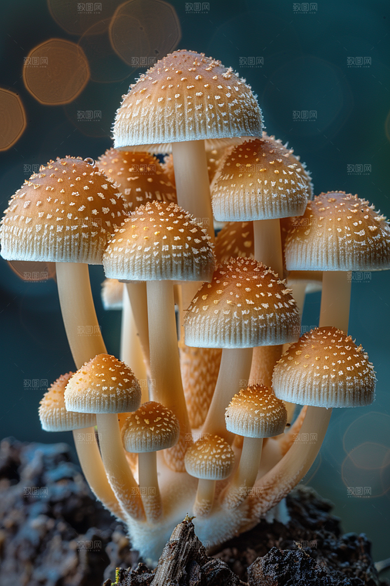 蘑菇山林菌子摄影图
