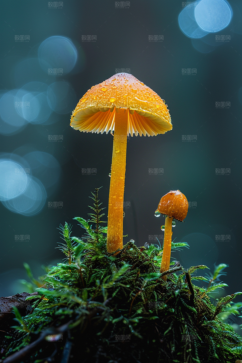 蘑菇菌菇高清摄影图