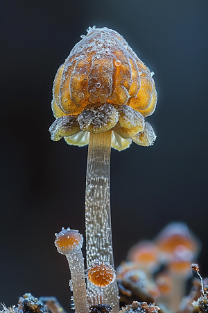 蘑菇山珍雨后摄影图