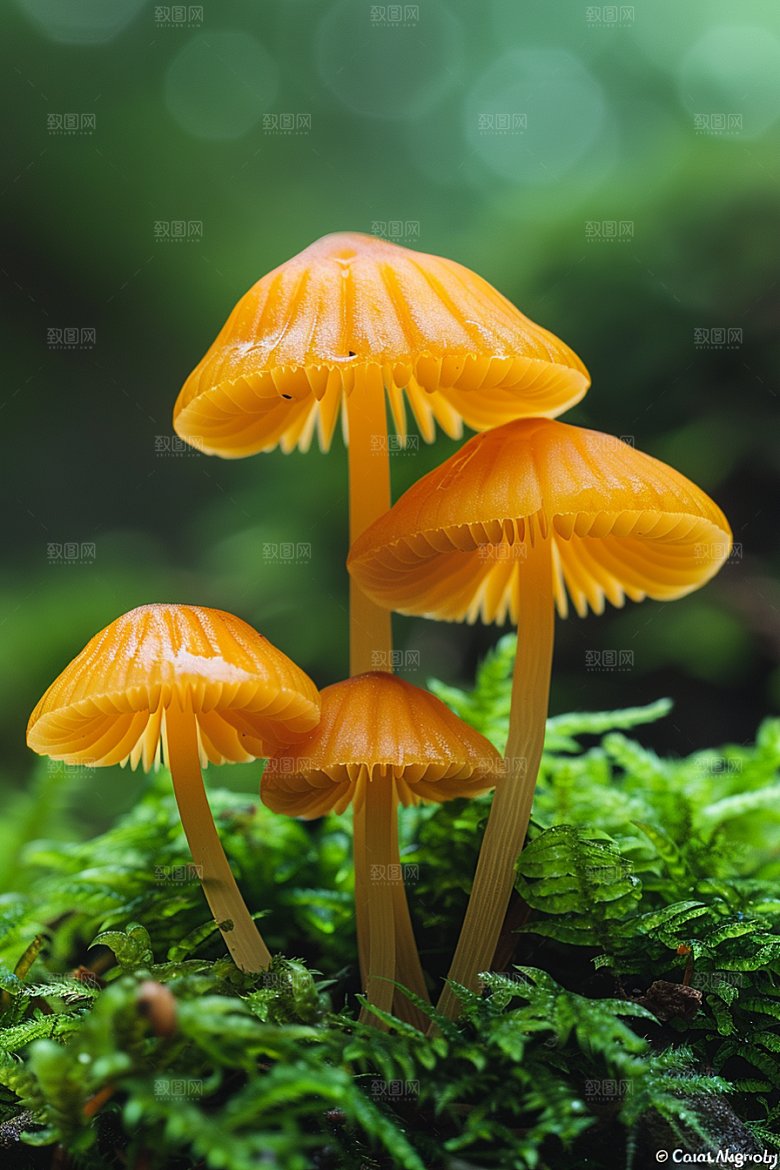 蘑菇山林菌子摄影图