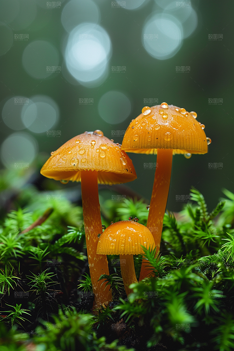 蘑菇清新自然摄影图