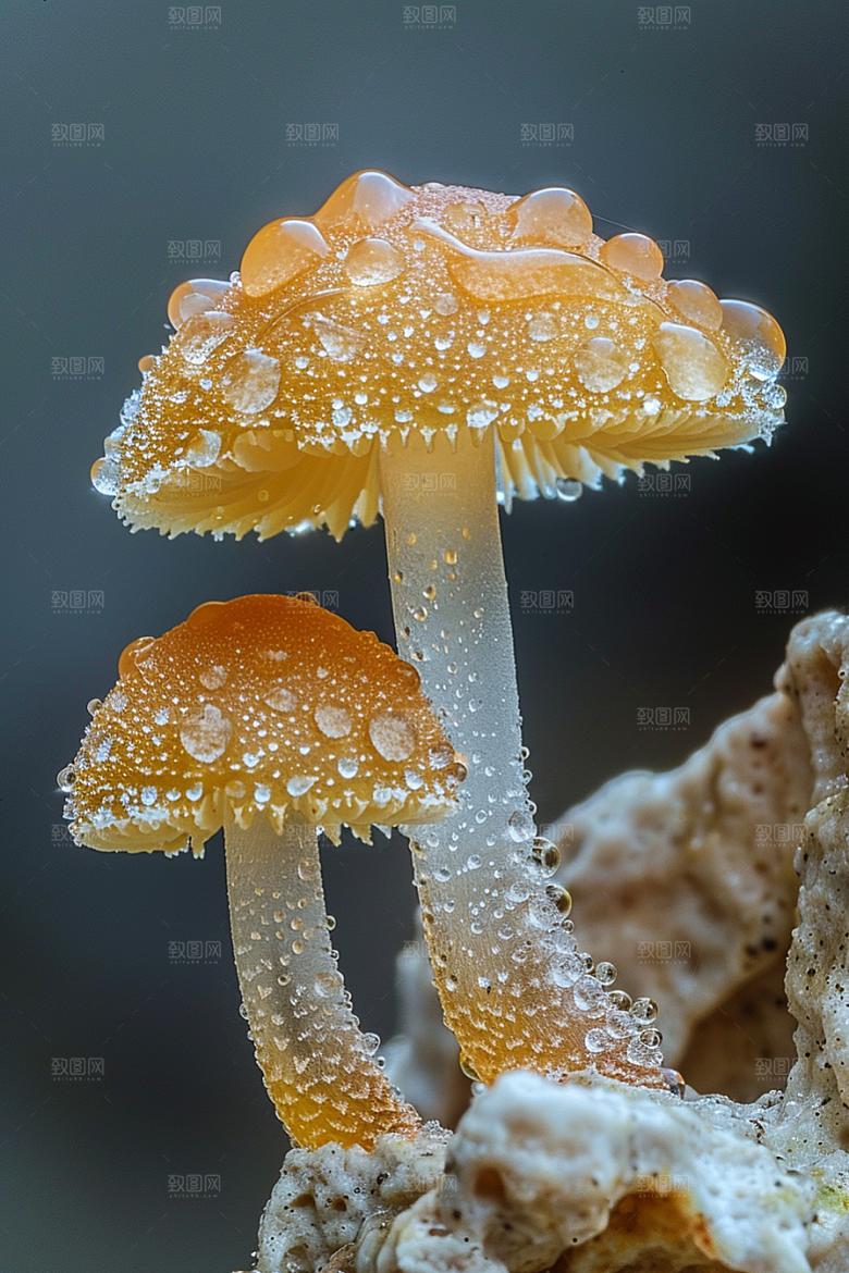 蘑菇清新山珍摄影图