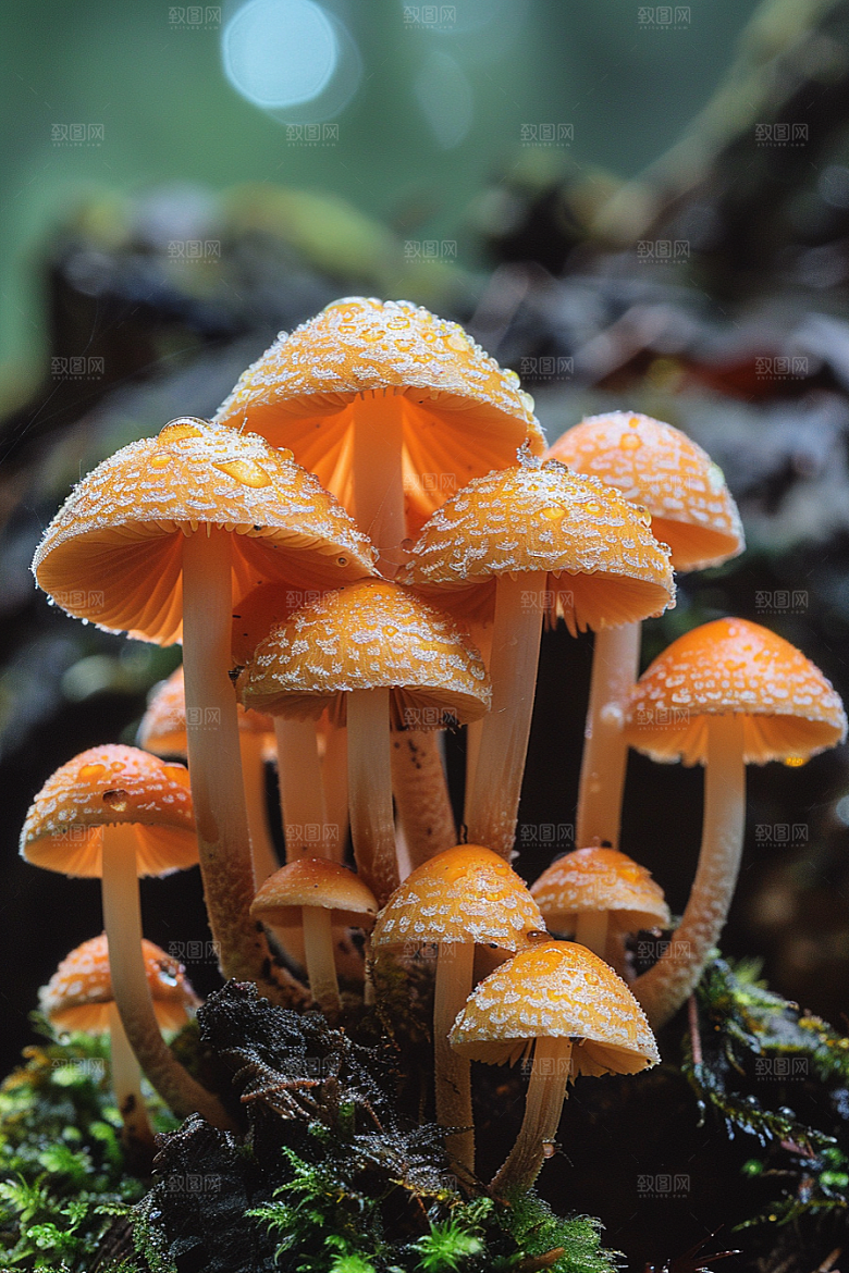 蘑菇云南山珍摄影图