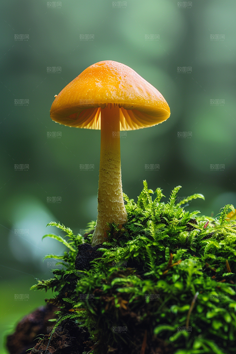 蘑菇雨后山珍摄影图