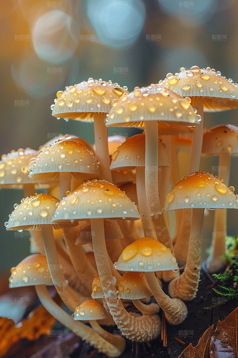 蘑菇菌菇清新摄影图