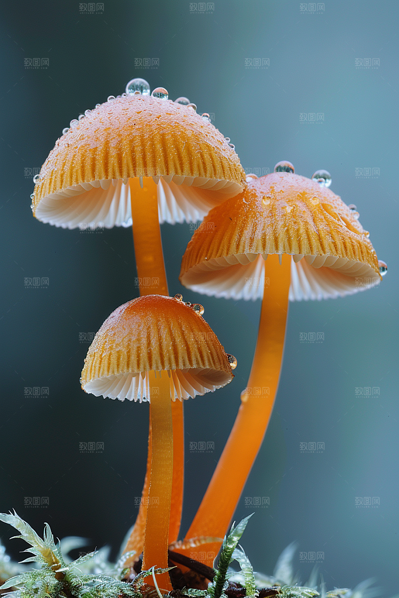 蘑菇雨后菌子摄影图