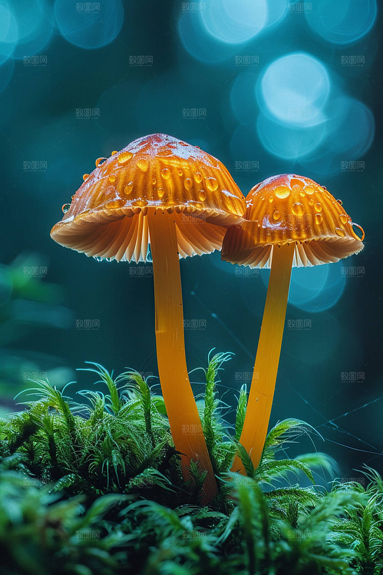 蘑菇自然高清摄影图