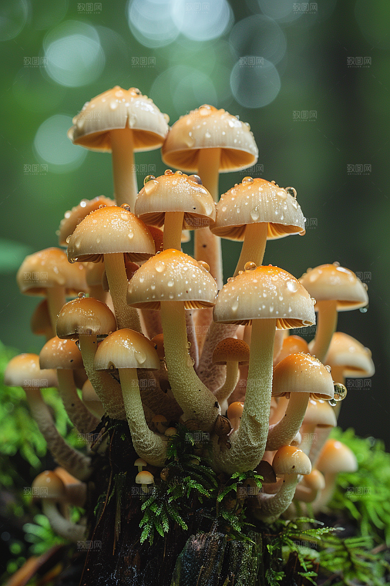 蘑菇山珍食材摄影图