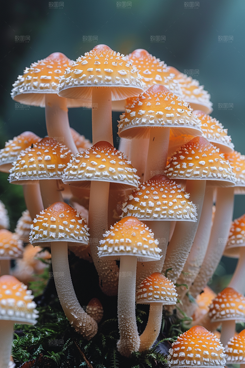 蘑菇食材树林摄影图