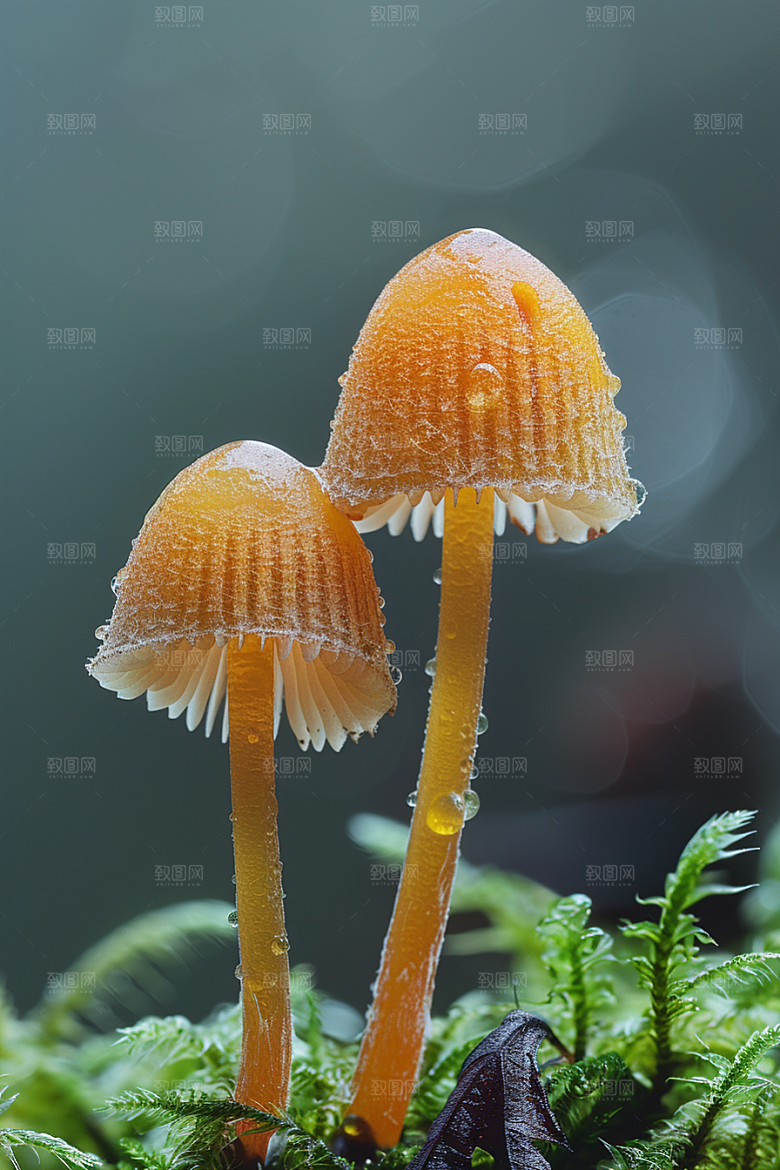 蘑菇山珍清新摄影图