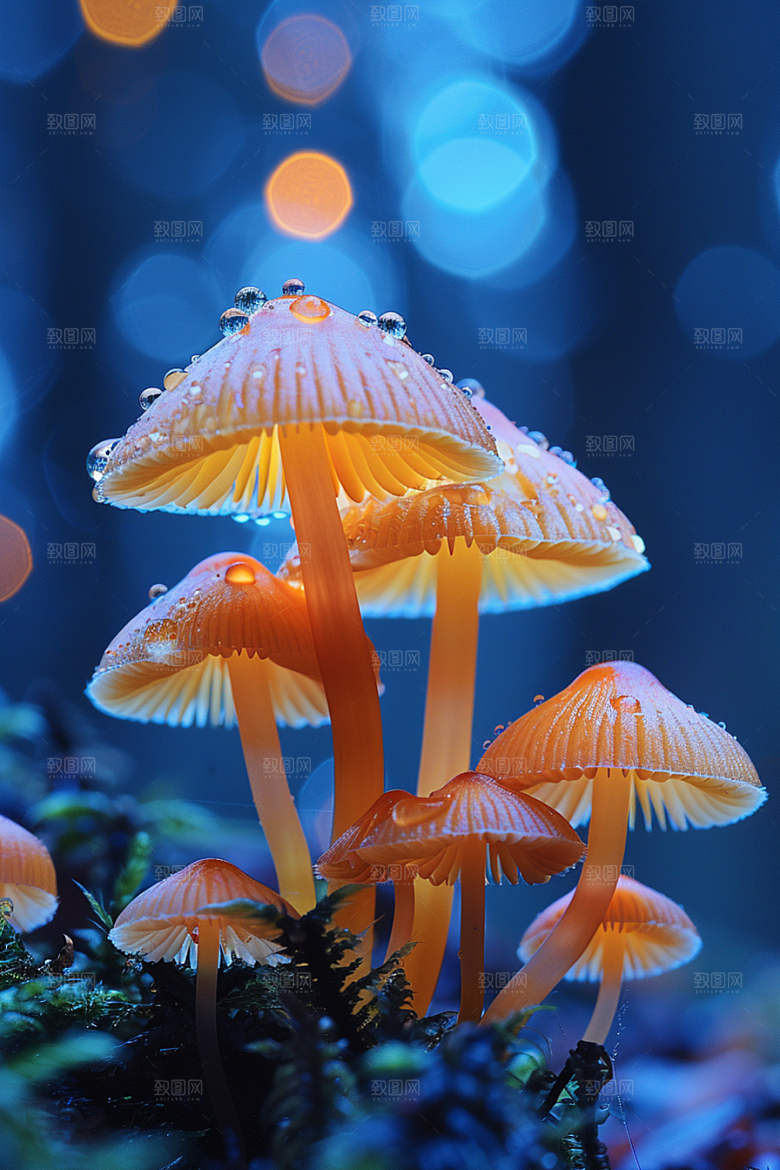 蘑菇自然食材摄影图
