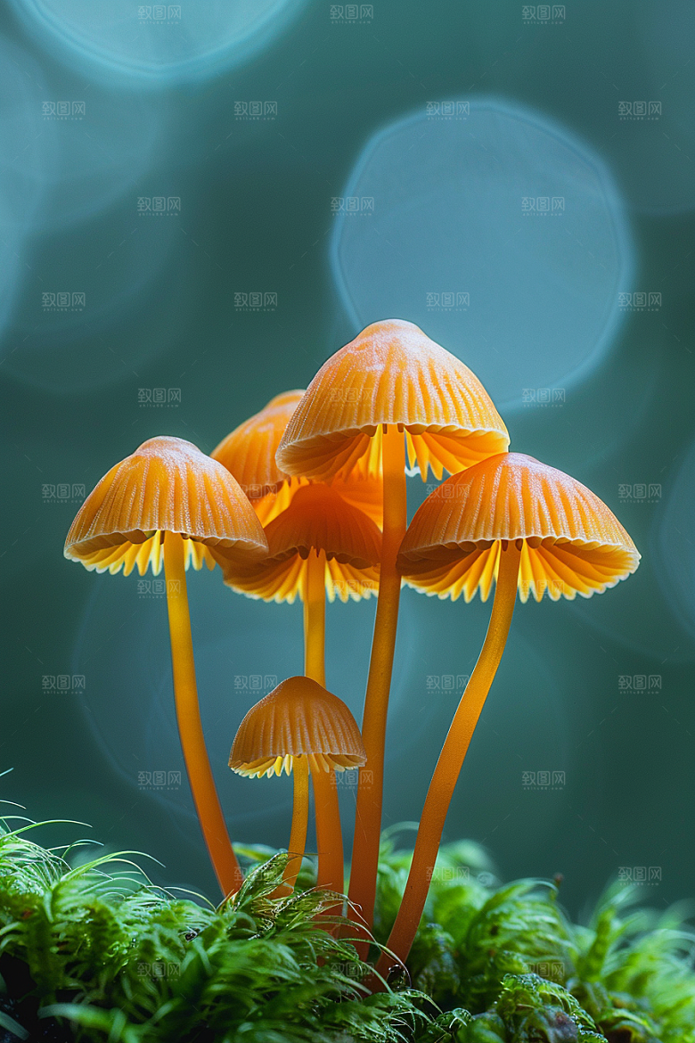 蘑菇清新美味摄影图