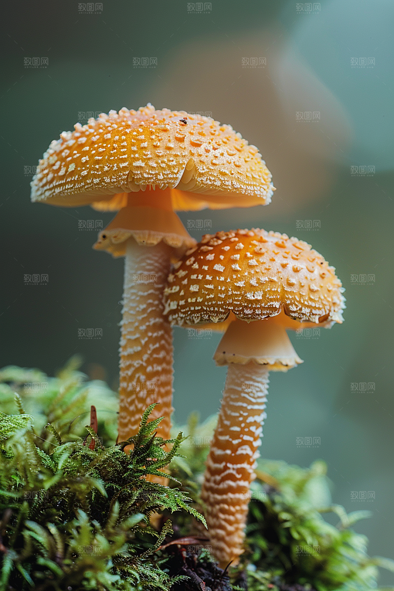 蘑菇清新菌子摄影图